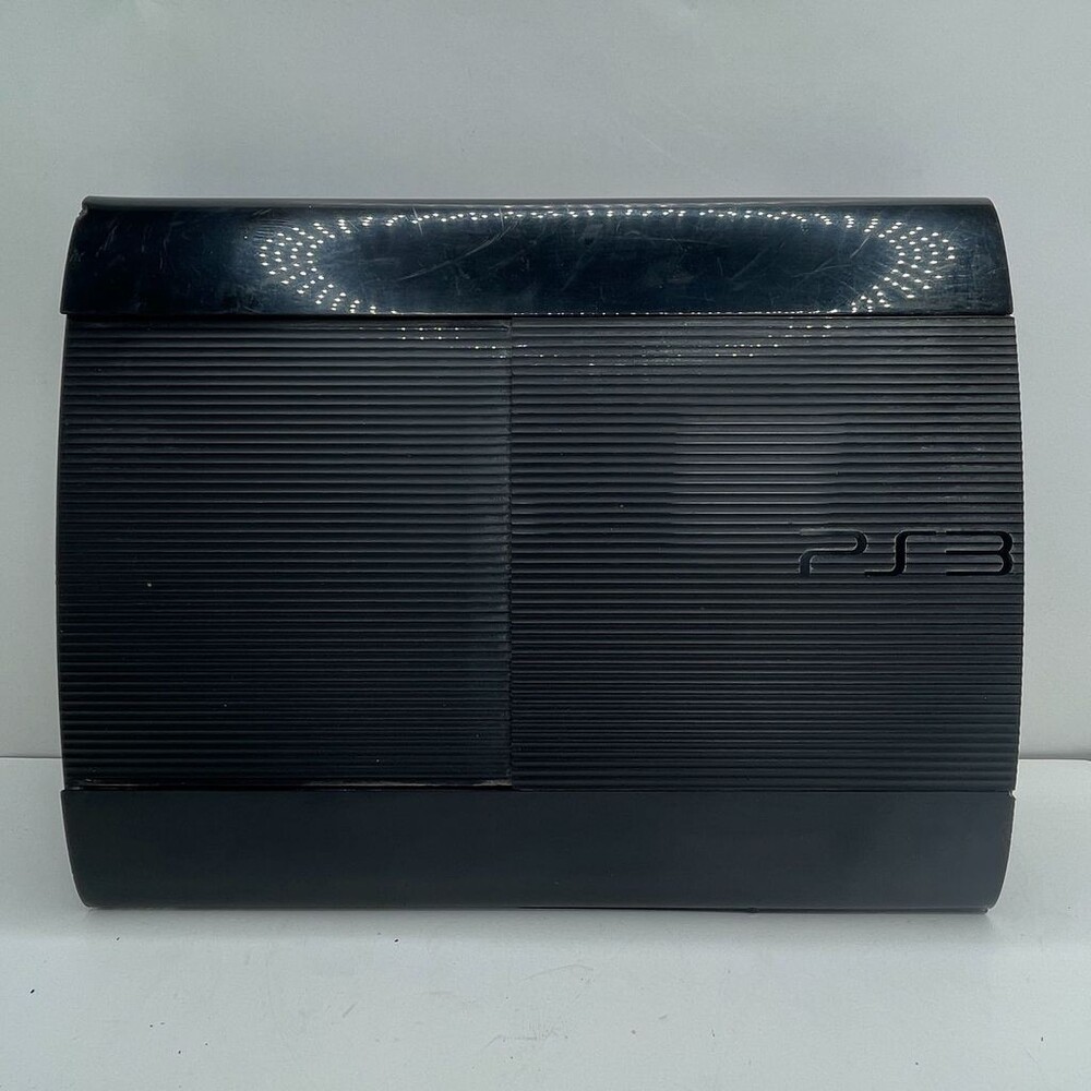 Charcoal Black Sony PlayStation 3 Super Slim CECH-4001B Console Only - WORKS